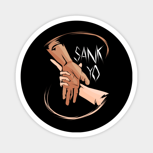 Aikido Sankyo Japanese Martial Arts Magnet by ChrisselDesigns